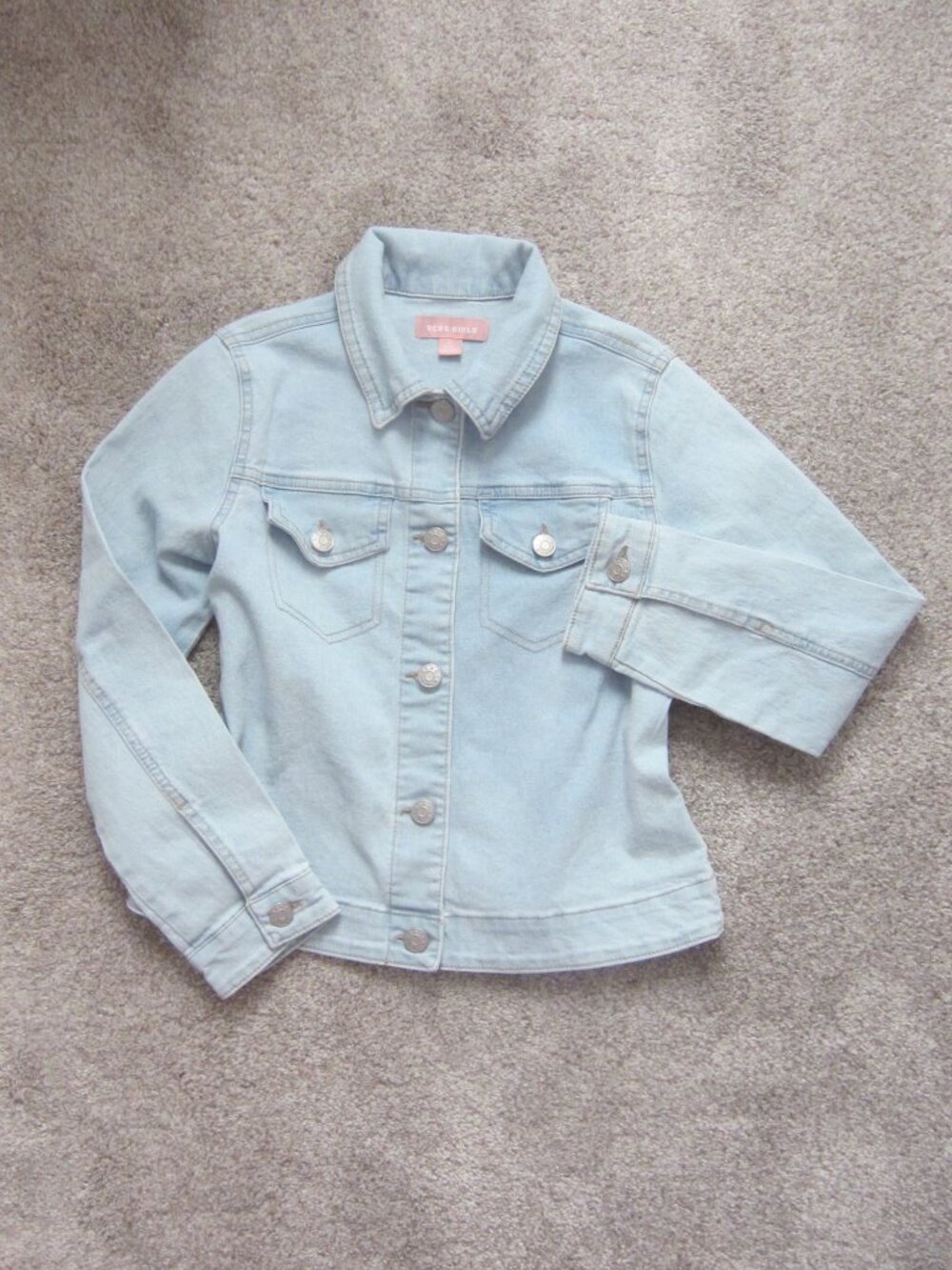 BCBG Girls Denim Jean Jacket Size M(10-12)